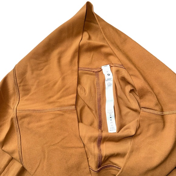 Lululemon Athletica Align High Rise Copper Brown Legging Size 18 - Picture 10 of 14